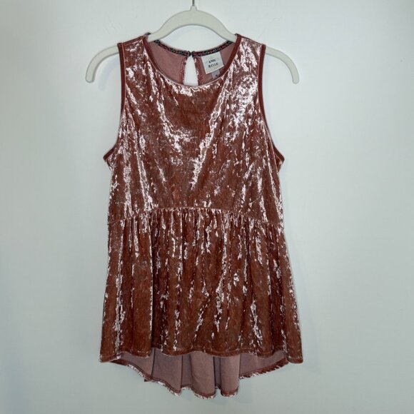 Knox Rose Sleeveless Velvet/Velour Fairycore Romantic Top Women's Medium - Picture 2 of 5